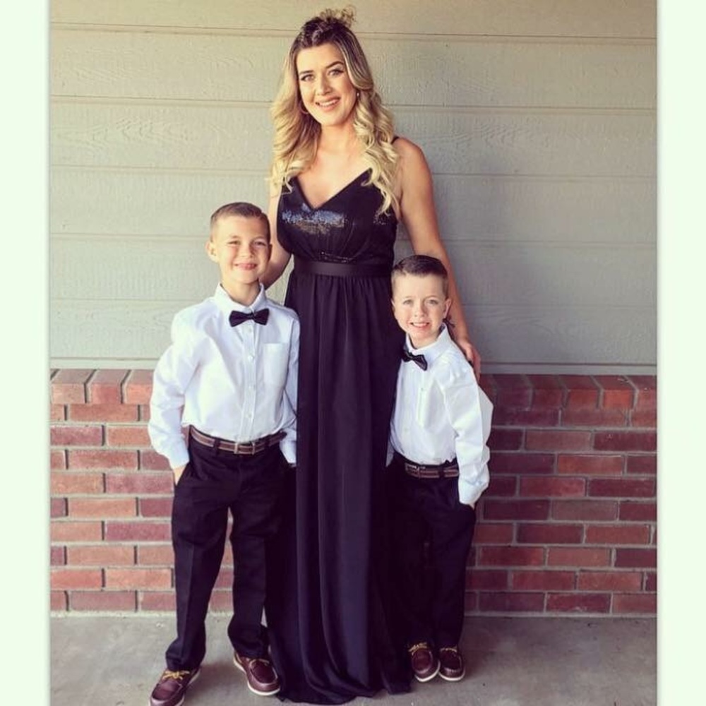 Black Vera Wang long dress